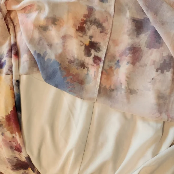 HUNTER BELL New York Maxi Gown Dress - Multicolor Watercolor Print - Picture 7 of 8